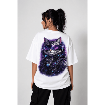 TRUSTWEAR Cyber Neko | T-shirt Oversize