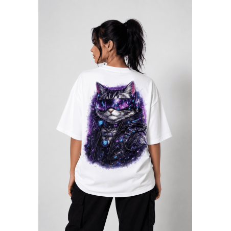TRUSTWEAR Cyber Neko | T-shirt Oversize