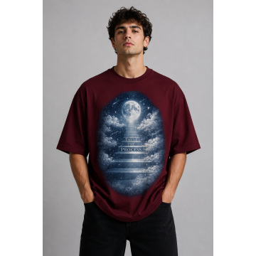 TRUSTWEAR Trust The Process | T-shirt Oversize Bordeaux