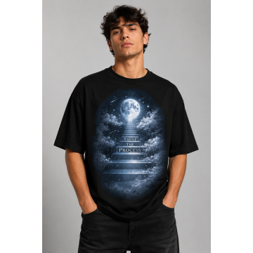 TRUSTWEAR Trust The Process | T-shirt Oversize Bordeaux