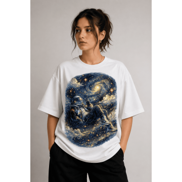 TRUSTWEAR Galaxy Floater | T-shirt Oversize Astronaute