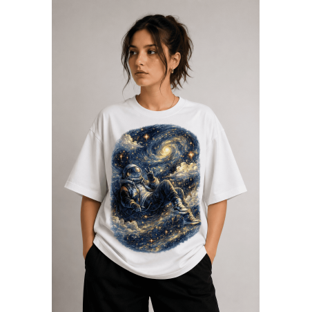 TRUSTWEAR Galaxy Floater | T-shirt Oversize Astronaute
