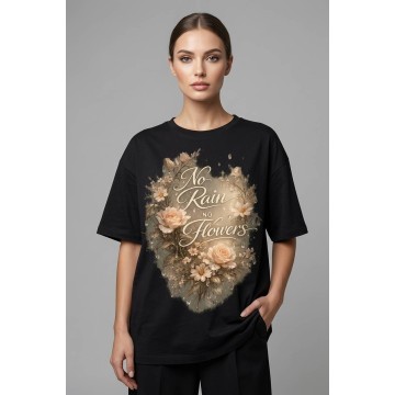 TRUSTWEAR No Rain No Flowers | T-shirt Oversize