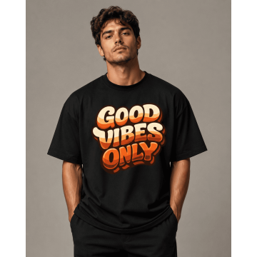 TRUSTWEAR Good Vibes Only | T-shirt Oversize