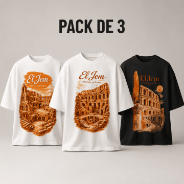 PACK DE 3 T-shirts OVERSIZE Eljam